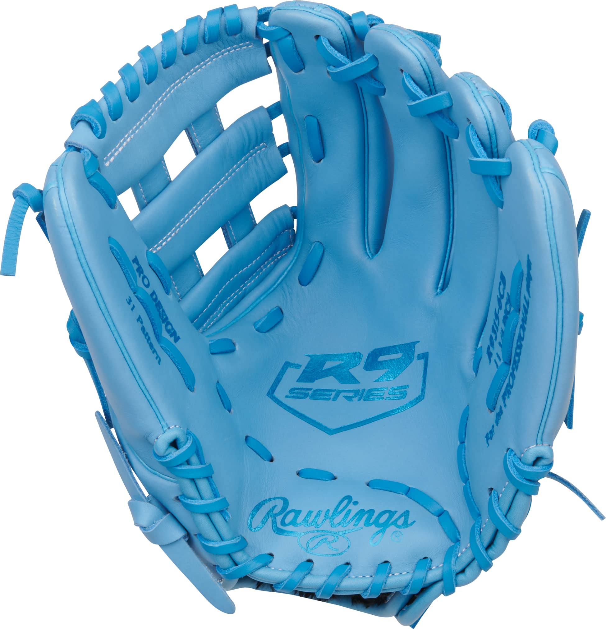 R9 11.75-INCH GLOVE, RHT, COLUMBIA BLUE (R9315-6CB)