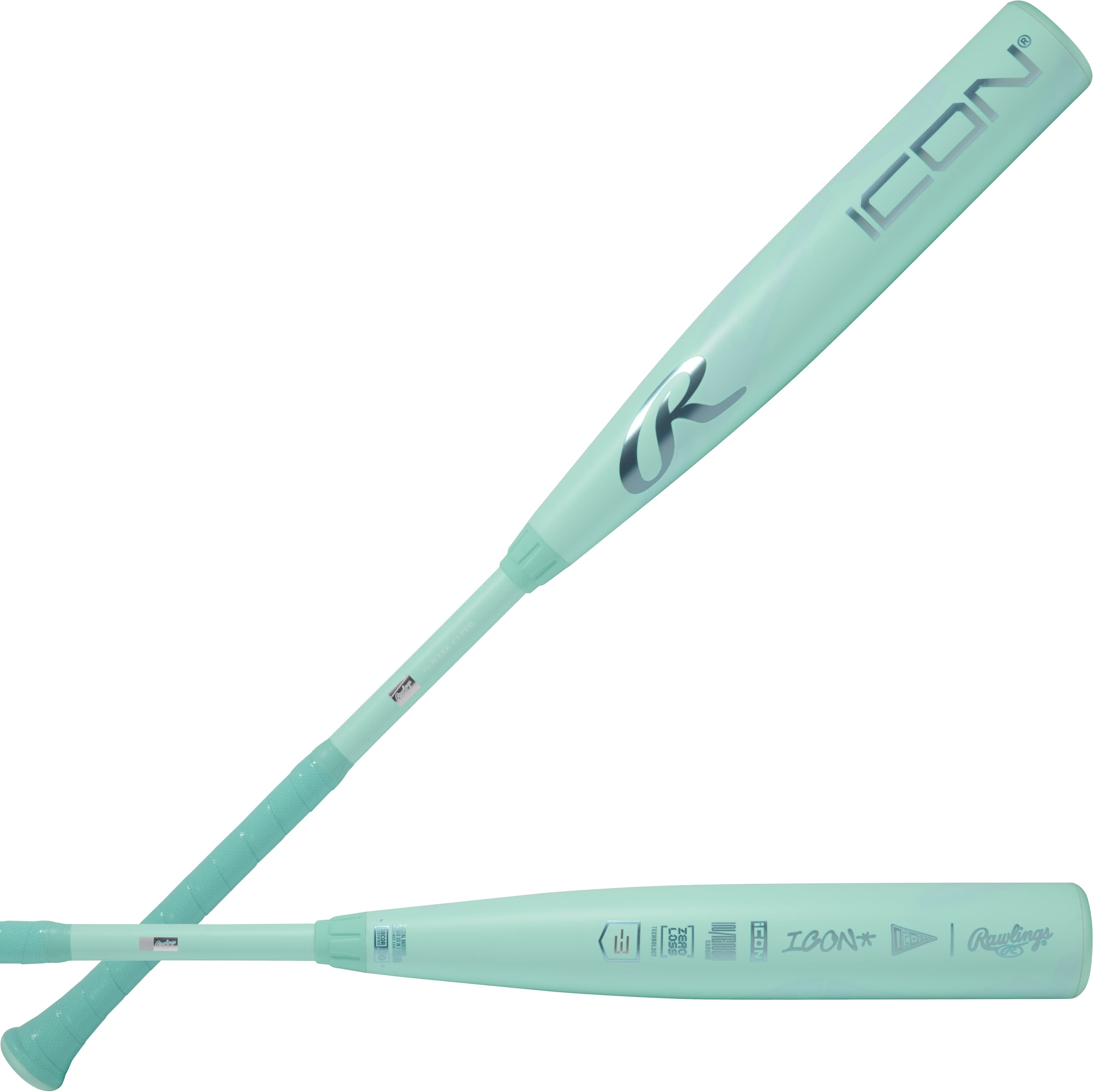 Rawlings Icon -3 BBCOR Baseball Bat, 32 in